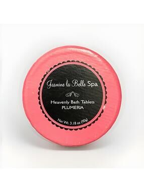 2 Jasmine La Belle Spa Products Plumeria Scented Bath Petals & Bath Tablets  NIB